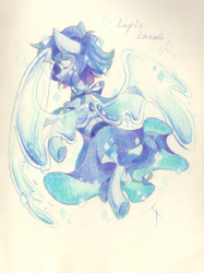 Size: 1280x1707 | Tagged: safe, artist:no-more-mystery, derpibooru import, pony, lapis lazuli (steven universe), ponified, solo, steven universe