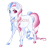 Size: 2611x2549 | Tagged: safe, artist:gigason, derpibooru import, oc, oc only, oc:harlequin, earth pony, braid, braided pigtails, braided tail, female, heterochromia, looking at you, obtrusive watermark, offspring, parent:double diamond, parent:rainbow dash, parents:doubledash, pigtails, simple background, solo, teenager, tongue, tongue out, transparent background, twin braids, watermark