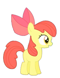 Size: 676x880 | Tagged: safe, artist:misterdavey, derpibooru import, apple bloom, female, filly, foal, simple background, transparent background