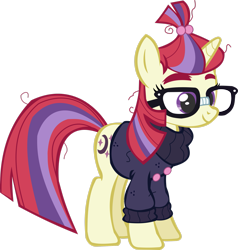 Size: 2389x2511 | Tagged: safe, artist:thebosscamacho, derpibooru import, moondancer, pony, unicorn, female, high res, mare, simple background, solo, transparent background, vector