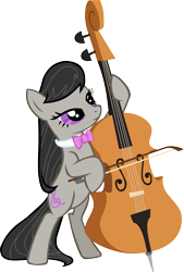 Size: 1935x2861 | Tagged: safe, artist:thebosscamacho, derpibooru import, octavia melody, earth pony, pony, bipedal, cello, female, mare, musical instrument, simple background, transparent background, vector