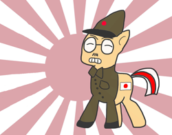 Size: 1022x800 | Tagged: safe, oc, oc:japan-chan, pony, imported from twibooru, japan, nation ponies, ponified, solo