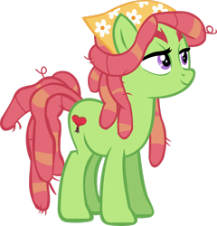 Size: 2398x2500 | Tagged: safe, artist:thebosscamacho, derpibooru import, tree hugger, earth pony, pony, .svg available, female, high res, mare, simple background, solo, transparent background, vector