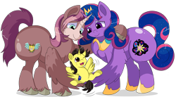 Size: 8900x4900 | Tagged: safe, artist:rainbowtashie, derpibooru import, big macintosh, flash sentry, princess cadance, princess celestia, princess luna, shining armor, trouble shoes, twilight sparkle, twilight sparkle (alicorn), oc, oc:king speedy hooves, oc:queen galaxia, oc:tommy the human, alicorn, pony, alicorn oc, butt, child, clothes, colt, commissioner:bigonionbean, cute, cutie mark, daaaaaaaaaaaw, ethereal mane, ethereal tail, family, father and child, father and son, female, flank, foal, fusion, fusion:king speedy hooves, fusion:queen galaxia, horn, jewelry, male, mare, married couple, mother and child, mother and son, parent and child, plot, regalia, royalty, shoes, simple background, stallion, swinging, tail, transparent background, wings, wings down