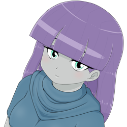 Size: 1675x1668 | Tagged: safe, alternate version, artist:batipin, derpibooru import, maud pie, equestria girls, looking at you, simple background, solo, transparent background