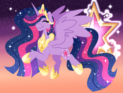 Size: 1850x1400 | Tagged: safe, artist:missbramblemele, derpibooru import, princess twilight 2.0, twilight sparkle, twilight sparkle (alicorn), alicorn, pony, the last problem, older, older twilight, solo