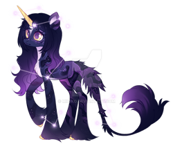 Size: 1024x866 | Tagged: safe, artist:miioko, derpibooru import, oc, oc only, pony, unicorn, deviantart watermark, eyelashes, female, horn, leonine tail, mare, obtrusive watermark, raised hoof, raised leg, simple background, solo, tail, transparent background, unicorn oc, watermark