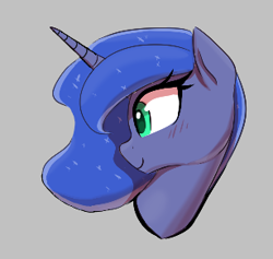 Size: 307x291 | Tagged: safe, artist:thebatfang, ponerpics import, princess luna, alicorn, pony, aggie.io, female, lowres, mare, simple background, smiling