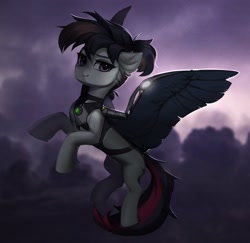 Size: 2958x2874 | Tagged: safe, artist:vensual99, derpibooru import, oc, oc only, pony, artificial wings, augmented, solo, wings