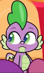 Size: 1920x3189 | Tagged: safe, derpibooru import, screencap, spike, dragon, flutterdash (episode), my little pony: pony life, cropped, male, solo, winged spike, wings