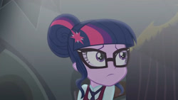 Size: 3410x1920 | Tagged: safe, derpibooru import, screencap, sci-twi, twilight sparkle, equestria girls, friendship games, female, glasses, high res, solo