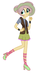 Size: 596x1200 | Tagged: safe, artist:venomtwt-artistowo, derpibooru import, oc, equestria girls, base used, clothes, female, offspring, parent:fluttershy, parent:sandalwood, simple background, solo, transparent background