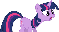 Size: 3296x1819 | Tagged: safe, artist:lunabubble-ede96, derpibooru import, twilight sparkle, unicorn twilight, pony, unicorn, female, mare, open mouth, simple background, solo, transparent background, vector