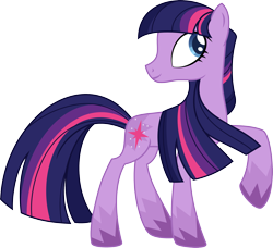 Size: 3285x3000 | Tagged: safe, artist:aqua-pony, derpibooru import, twilight sparkle, earth pony, pony, earth pony twilight, female, full body, g5 concept leak style, g5 concept leaks, high res, hooves, mare, raised hoof, raised leg, redesign, show accurate, simple background, smiling, solo, standing, tail, transparent background, twilight sparkle (g5 concept leak), unshorn fetlocks, vector