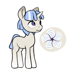Size: 1536x1536 | Tagged: safe, artist:multiverseequine, derpibooru exclusive, derpibooru import, oc, oc only, oc:iglis melte, pony, unicorn, colored ears, colored hooves, colt, cutie mark, foal, freckles, full body, hooves, horn, male, purple eyes, simple background, skunk stripe, solo, standing, transparent background, unicorn oc