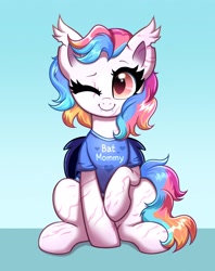 Size: 2378x3000 | Tagged: safe, artist:confetticakez, derpibooru import, oc, oc only, bat pony, pony, solo