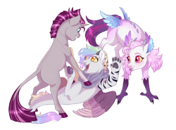 Size: 3100x2300 | Tagged: safe, artist:gigason, derpibooru import, oc, oc only, draconequus, pony, unicorn, colt, draconequus oc, female, foal, high res, horn, male, simple background, transparent background, unicorn oc