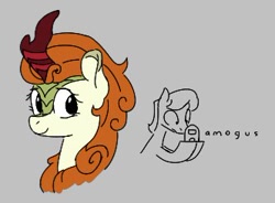 Size: 332x245 | Tagged: safe, artist:alexi148, derpibooru import, autumn blaze, kirin, pony, amogus, among us, meme