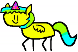 Size: 1727x1163 | Tagged: safe, artist:nature guard, derpibooru import, oc, oc only, oc:nature guard, pegasus, pony, in a nutshell, birthday, hat, party hat, simple background, smiling, solo, white background