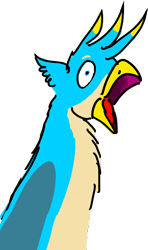 Size: 1359x2295 | Tagged: safe, artist:horsesplease, gallus, crowing, editable, gallus the rooster, gallusposting, insanity, meme, resource, screaming, simple background, transparent background