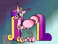 Size: 1280x964 | Tagged: safe, artist:laps-sp, derpibooru import, princess cadance, pony, abstract, solo