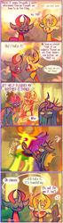 Size: 690x2437 | Tagged: safe, artist:sockiepuppetry, derpibooru import, pharynx, queen chrysalis, thorax, changedling, changeling, changeling queen, comic, dialogue, female, get help, king thorax, male, prince pharynx, reference, speech bubble, thor: ragnarok