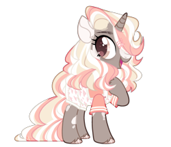 Size: 2534x2180 | Tagged: safe, artist:lissfoxz, derpibooru import, oc, oc only, pony, unicorn, base used, eyelashes, female, heart eyes, hoof on chest, hoof polish, horn, mare, simple background, smiling, solo, transparent background, unicorn oc, wingding eyes