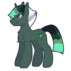 Size: 1641x1641 | Tagged: safe, artist:makaroni923, derpibooru import, oc, oc only, oc:guaiacol, pony, unicorn, cutie mark, digital art, female, gradient mane, horn, mare, simple background, smiling, solo, transparent background, unicorn oc