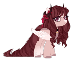 Size: 496x392 | Tagged: safe, artist:lissfoxz, derpibooru import, oc, oc only, pegasus, pony, choker, colored hooves, eyelashes, female, mare, pegasus oc, simple background, solo, transparent background, wings