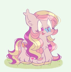 Size: 1351x1383 | Tagged: safe, artist:sidruni, derpibooru import, fluttershy (g3), earth pony, pony, g3, solo