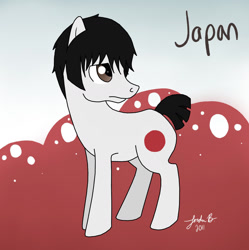 Size: 1434x1439 | Tagged: safe, artist:cisol, derpibooru import, pony, hetalia, japan, ponified, solo