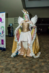 Size: 3456x5184 | Tagged: safe, artist:littlemissbloo, derpibooru import, princess celestia, alicorn, human, absurd resolution, bronycon, bronycon 2016, clothes, cosplay, costume, crown, irl, irl human, jewelry, photo, regalia, spread wings, wings