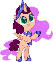 Size: 1004x1174 | Tagged: safe, artist:rickysocks, derpibooru import, alicorn, pony, bipedal, crown, female, filly, foal, hoof shoes, jewelry, regalia, simple background, solo, transparent background