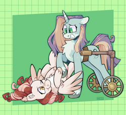 Size: 2400x2200 | Tagged: safe, artist:3ggmilky, derpibooru import, oc, oc only, pegasus, pony, unicorn