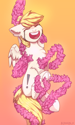 Size: 1950x3250 | Tagged: safe, artist:freak-side, derpibooru import, oc, oc only, oc:exist, griffequus, pegasus, pony, commission, cute, feather, fluffy, laughing, paws, solo, tickle torture, tickling, wings, ych result