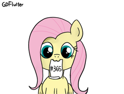 Size: 900x683 | Tagged: safe, artist:thread8, derpibooru import, fluttershy, cute, paper, shyabetes, simple background, white background