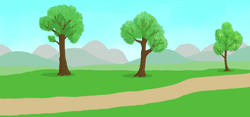 Size: 2252x1051 | Tagged: safe, alternate version, artist:malte279, derpibooru import, background, free to use, no pony, path, scenery, tree