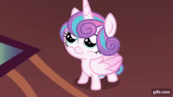 Size: 640x360 | Tagged: safe, derpibooru import, screencap, princess flurry heart, alicorn, pony, a flurry of emotions, season 7, animated, baby, baby pony, cute, eyes closed, female, filly, flurrybetes, foal, gif, gifs.com, loop, perfect loop, smiling, twilight's castle