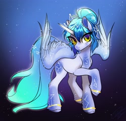 Size: 3600x3458 | Tagged: safe, artist:opalacorn, derpibooru import, oc, oc only, alicorn, pony, alicorn oc, horn, solo, wings