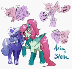 Size: 3600x3435 | Tagged: safe, artist:opalacorn, derpibooru import, oc, oc only, pegasus, pony, unicorn