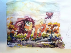 Size: 960x720 | Tagged: safe, artist:th351, derpibooru import, oc, oc only, pony, unicorn, female, horn, solo, traditional art