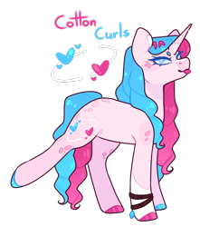 Size: 952x1078 | Tagged: safe, artist:jaysey, derpibooru import, oc, oc only, oc:cotton curls, pony, unicorn, bracelet, female, hooves, jewelry, mare, multicolored hooves, offspring, parent:fancypants, parent:rarity, parents:raripants, simple background, solo, tongue, tongue out, transparent background