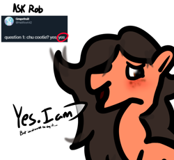 Size: 1882x1732 | Tagged: safe, artist:ethanepsc4, derpibooru import, oc, oc:rob, pony, ask, ask rob, blushing, cute