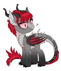 Size: 2266x2647 | Tagged: safe, artist:strangle12, derpibooru import, oc, oc only, dracony, dragon, hybrid, pony, base used, ear fluff, ears, eyelashes, female, horns, looking back, mare, simple background, slit eyes, smiling, solo, transparent background, wings