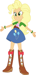 Size: 624x1280 | Tagged: safe, artist:iamsheila, derpibooru import, applejack, pinkie pie, equestria girls, boots, clothes, high heel boots, palette swap, recolor, shirt, shoes, simple background, skirt, solo, transparent background