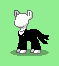 Size: 59x66 | Tagged: safe, artist:dematrix, derpibooru import, bat pony, ghost, pony, undead, clothes, creepypasta, faceless male, green background, green eyes, male, offscreen character, pixel art, ponified, pony town, simple background, slenderman, stallion