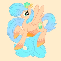 Size: 2000x2000 | Tagged: safe, artist:mediocremare, derpibooru import, oc, pegasus, pony, female, mare, simple background, solo