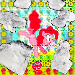 Size: 342x342 | Tagged: safe, artist:blx-anthro, derpibooru import, editor:super trampoline, pinkie pie, blotter papper, drugs, fanfic, fanfic art, fanfic cover, lsd, meth, xk-class end-of-the-world scenario