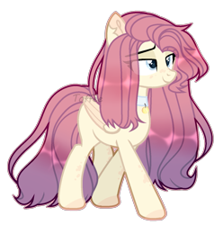 Size: 1285x1294 | Tagged: safe, artist:toffeelavender, derpibooru import, oc, oc only, oc:emily, pegasus, pony, base used, choker, eye clipping through hair, eyelashes, female, mare, pegasus oc, simple background, solo, transparent background