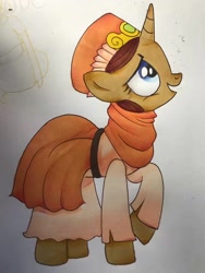 Size: 1080x1440 | Tagged: safe, artist:dawnflame, derpibooru import, pony, background pony, traditional art